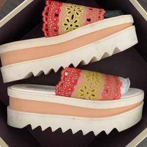 Stella McCartney 'Slide' lace sandals